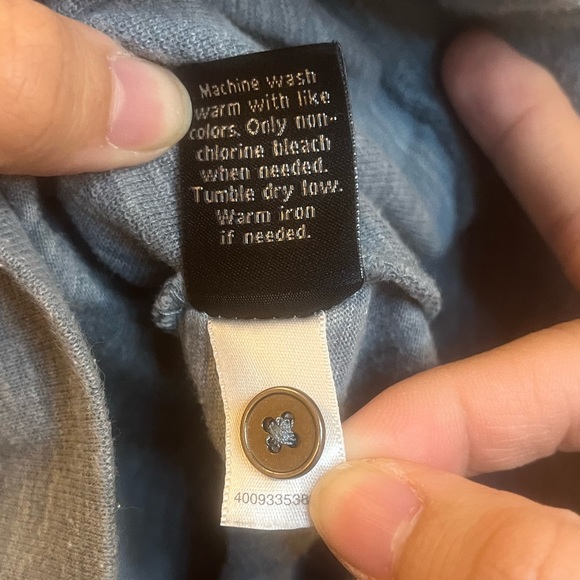 *SOLD ON EBAY* Apt 9 Men’s Gray Buttoned Cotton Hoodie - Picture 4 of 5